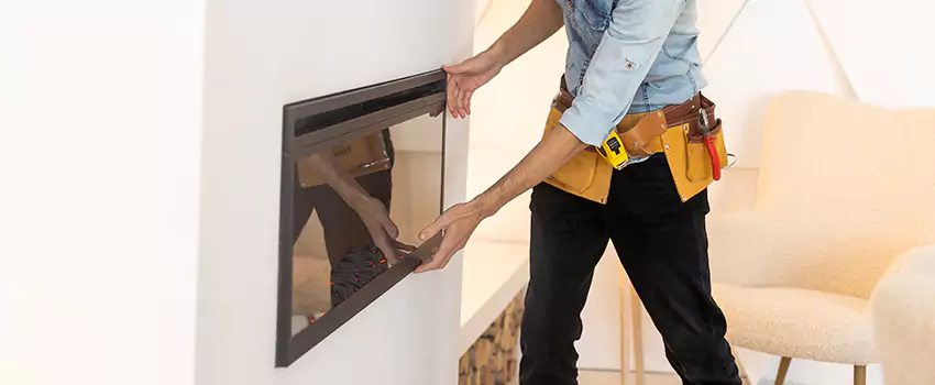 Metal Fireplace Installation in Barstow, California