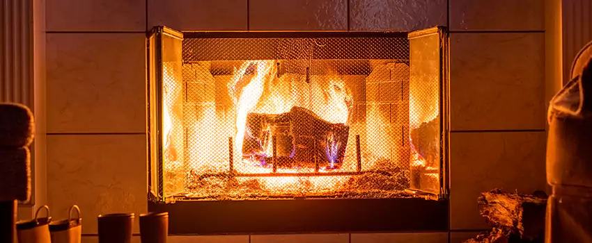 Mendota Hearth Landscape Fireplace Installation in Barstow, California