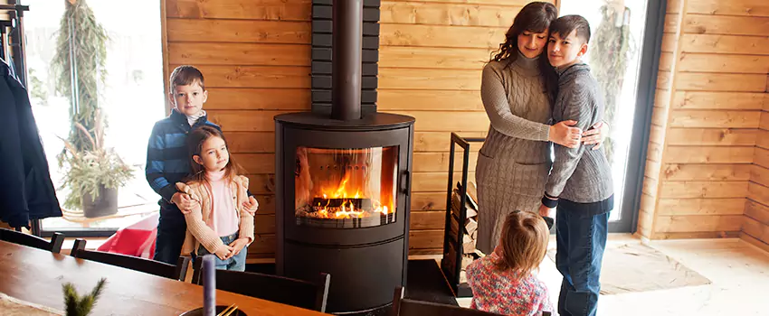 Morso Cast Iron Fireplace Insert Installation in Barstow, California