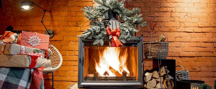 Travis Industries Linear Gas Fireplace Installation in Barstow, California