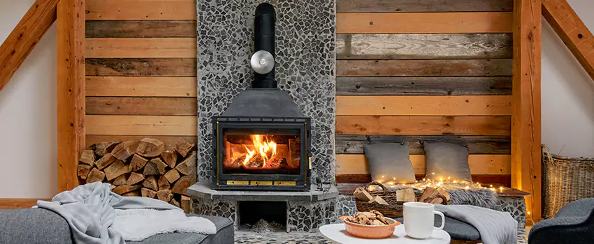 Thelin Hearth Products Direct Vent Gas Stove Fireplace Inspection in Barstow, California
